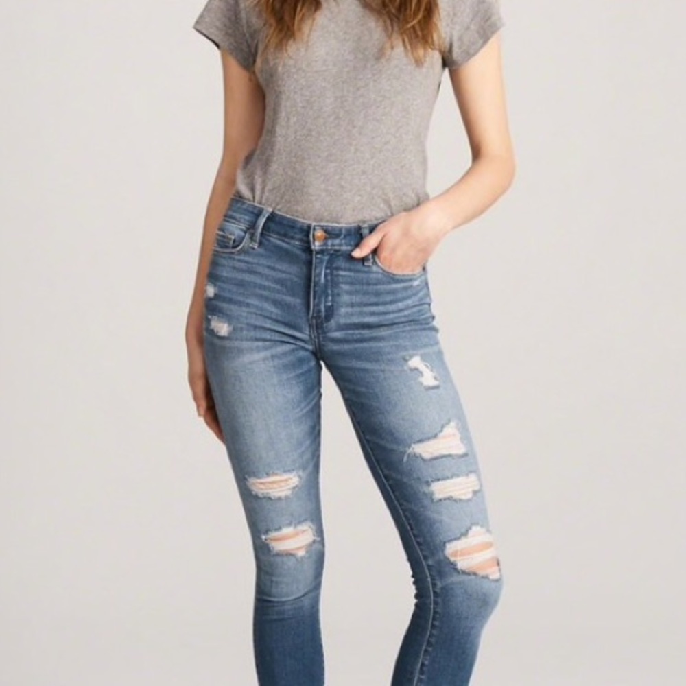 Abercrombie and Fitch Harper super skinny jeans